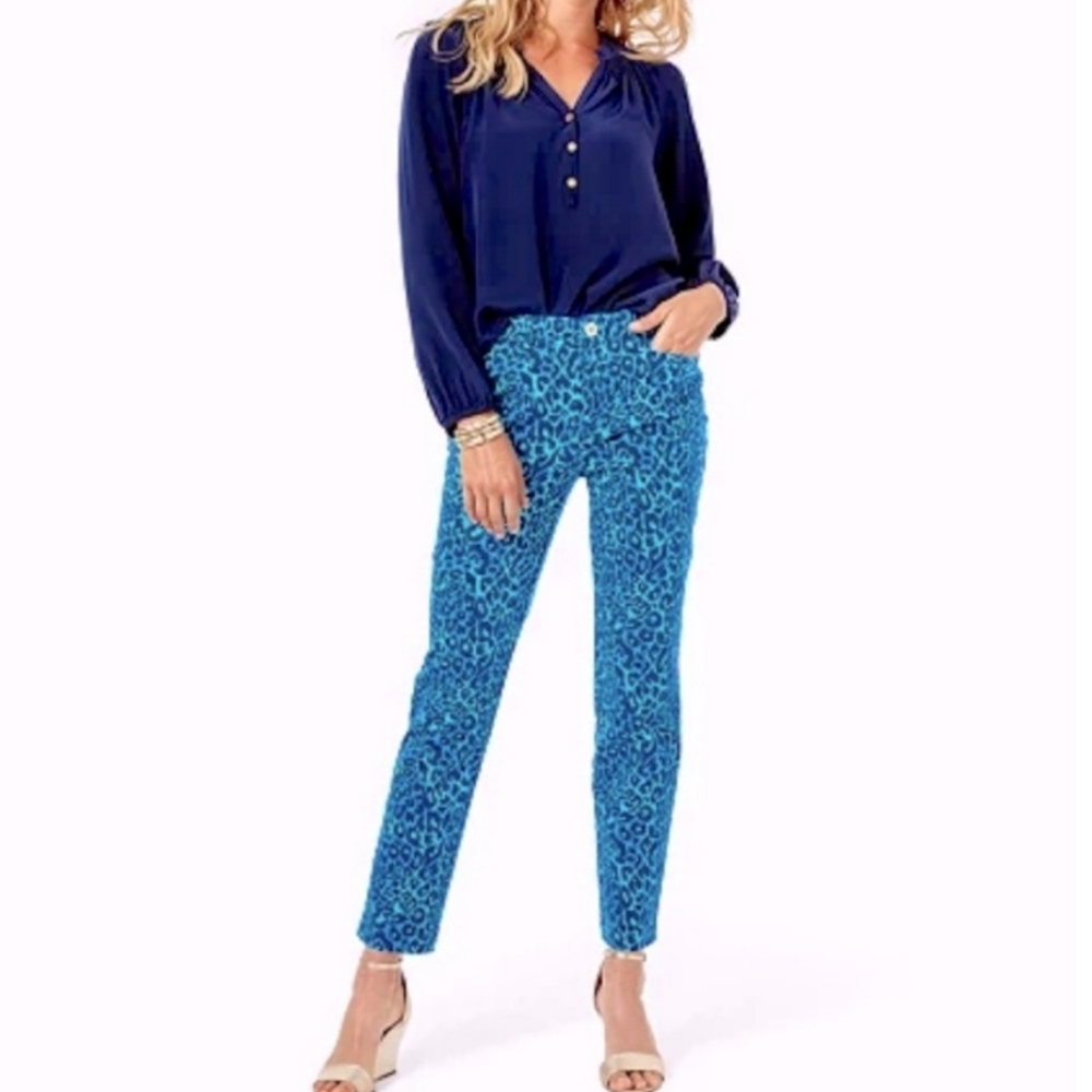 NWT Lilly pulitzer Kelly stretch pants my favorite spot